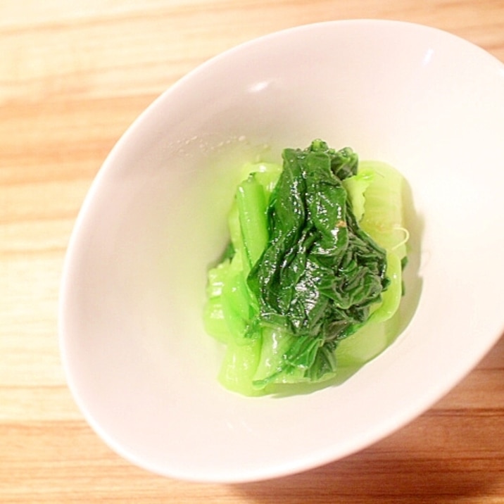 【5分で簡単常備菜】青梗菜のイタリアンナムル